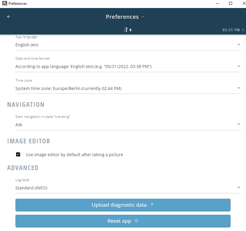 cm diagnosticupload
