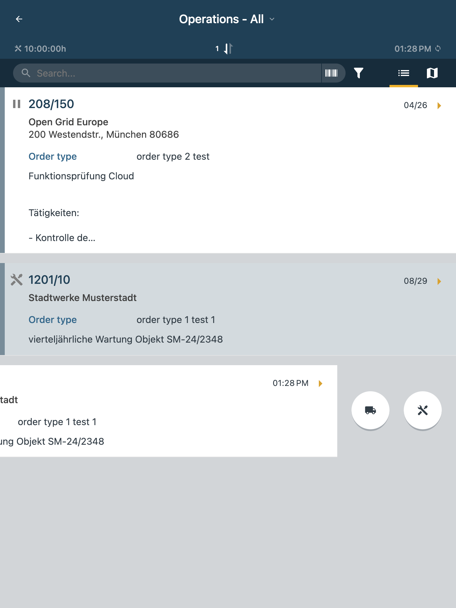 crossmip operation change status.swipe